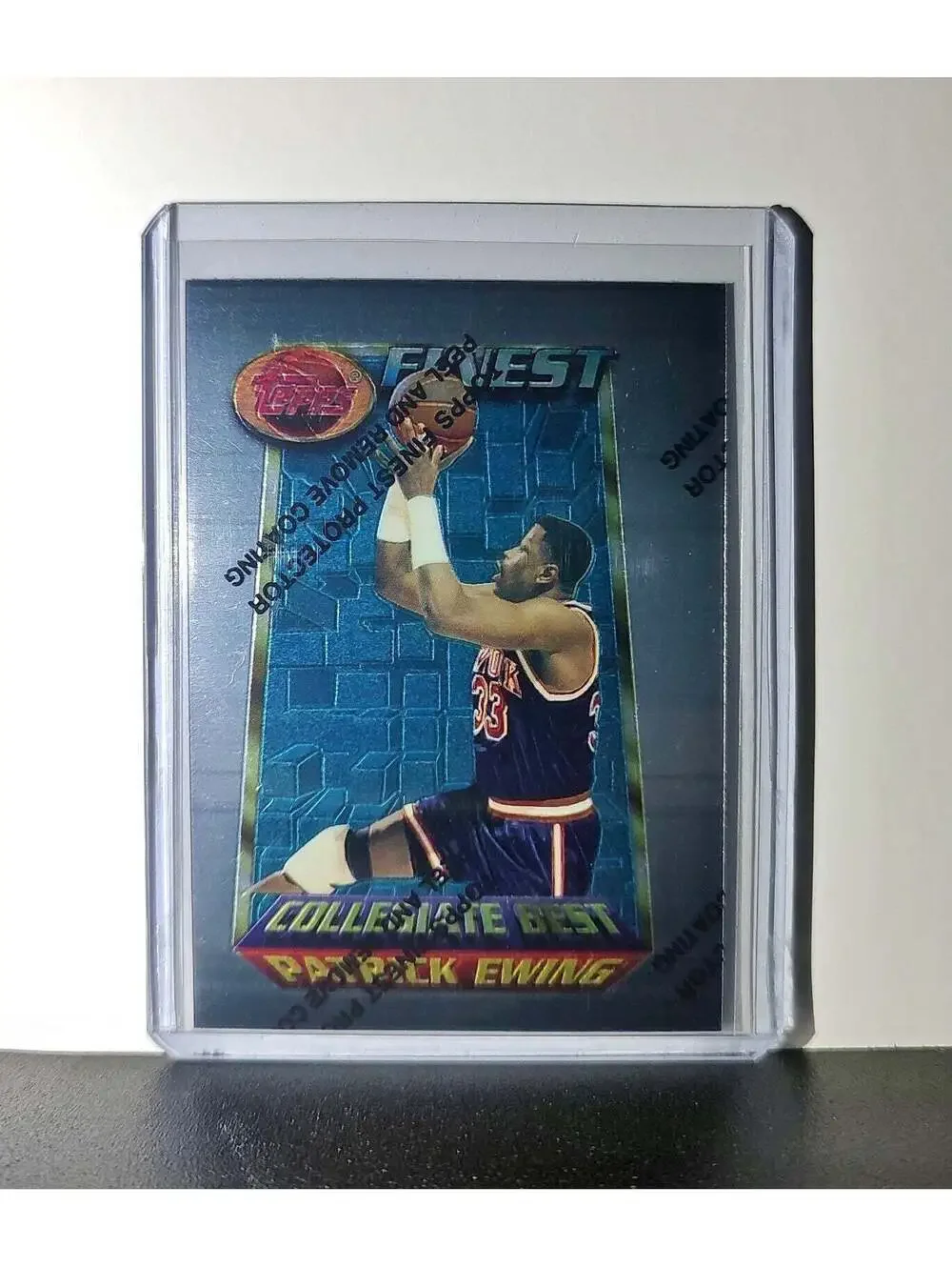 Patrick Ewing 1994-95 Topps Finest #225 Collegiate Best